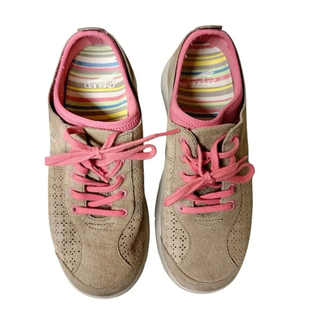 Dansko ‘Elise’ Suede Comfort Walking Shoes Oxford Sneaker